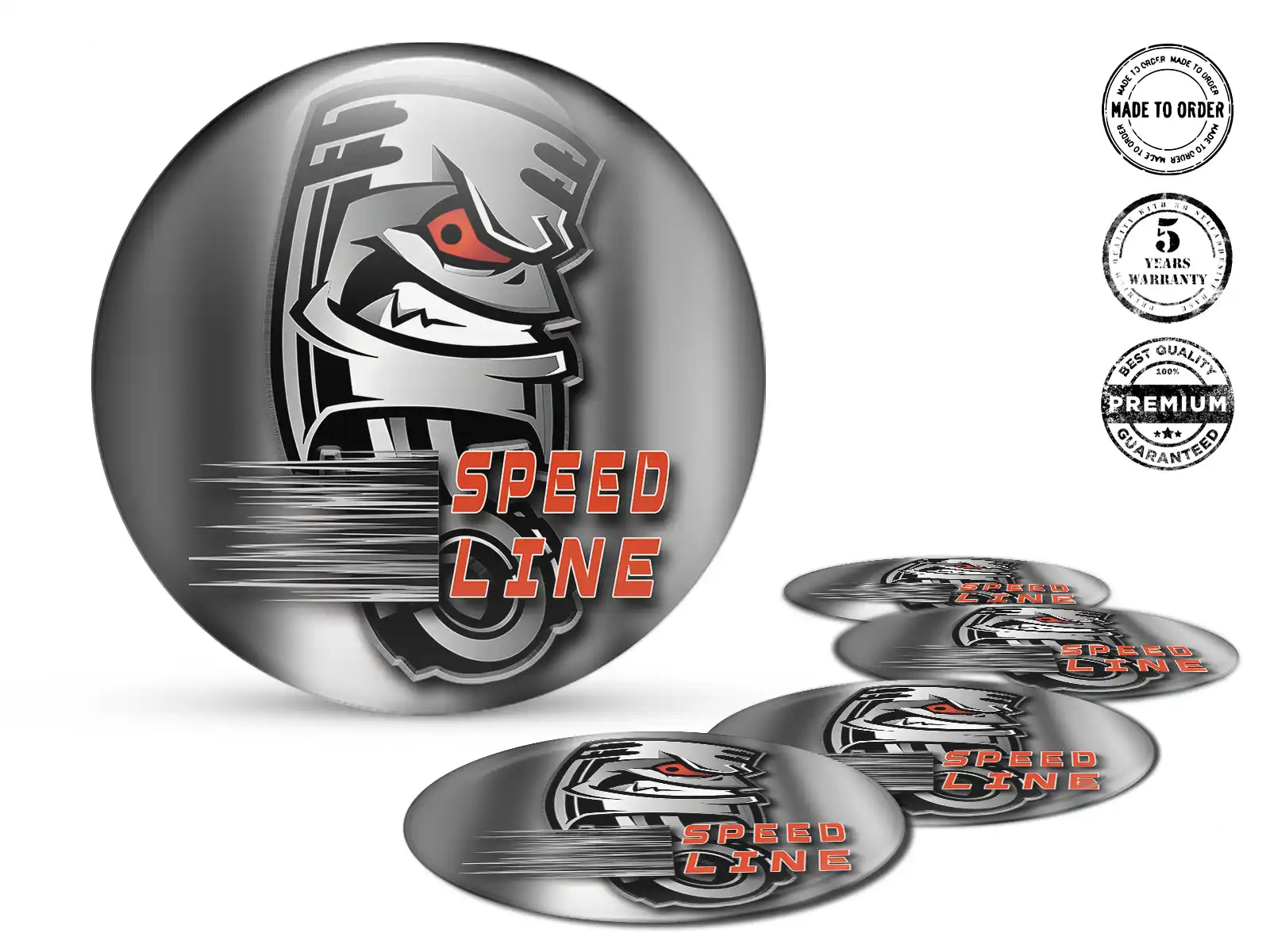 Wheel Badges Style Pro Racing Stellar Matrix Grid